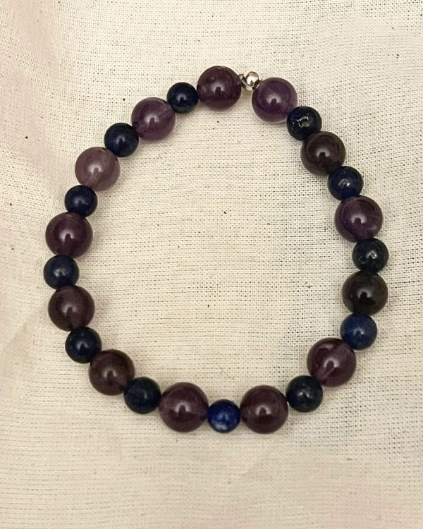 Lapis and Amethyst Tranquility Bracelet