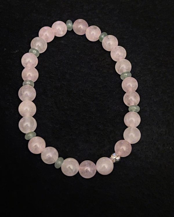 Rose Quartz/ Green Aventurine Love & Prosperity Bracelet