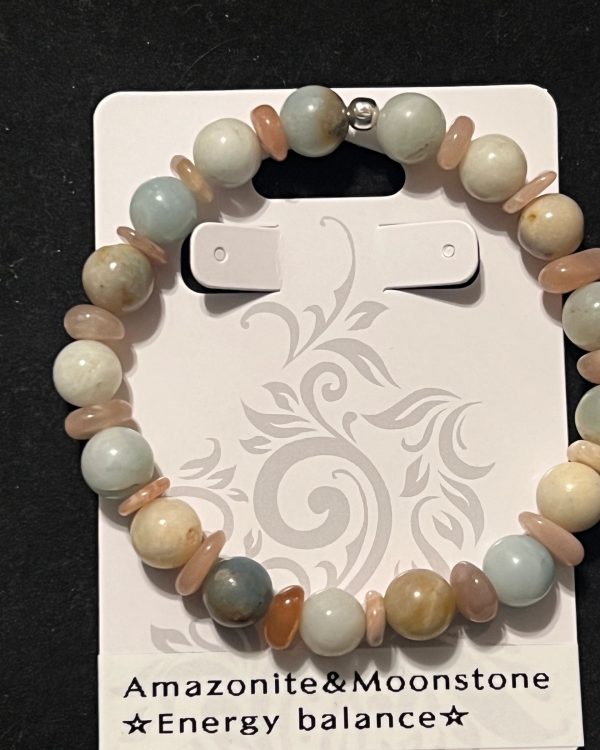 Amazonite & Moonstone Energy Balance Bracelet