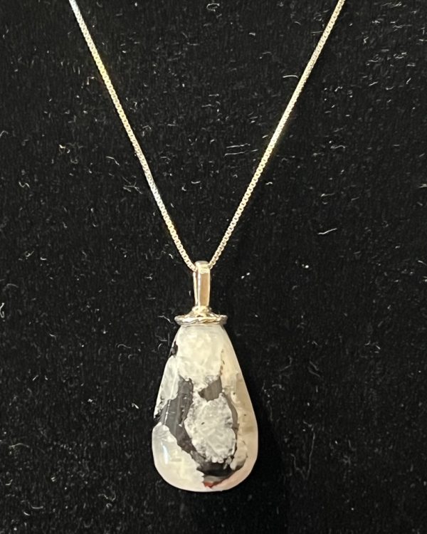 Moonstone tear drop necklace