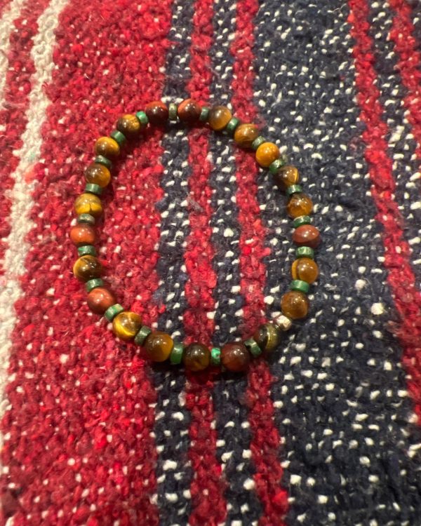 Mixed Tiger’s Eye & Malachite (Round)
