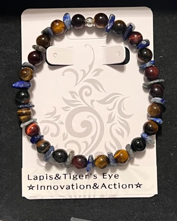 Lapis & Tiger’s Eye Innovation Bracelet