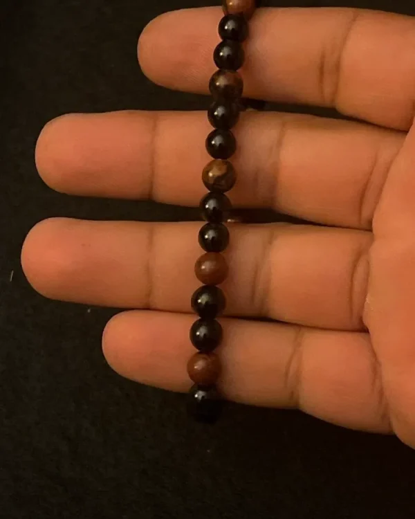 Mahogany Jasper/Obsidian Protection Bracelet