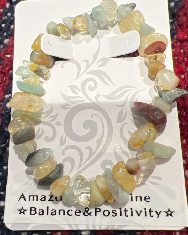 Citrine&Amazonite Bracelet (Chips)