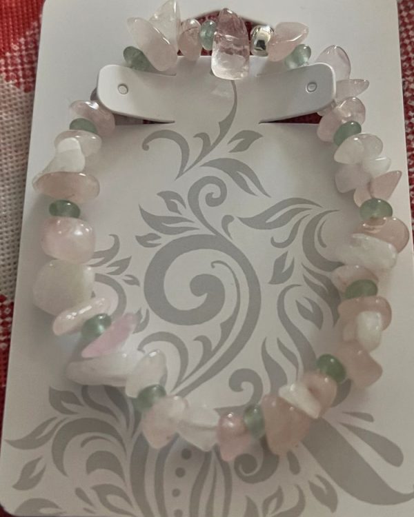 Rose Quartz & White Jade Self Love Bracelet