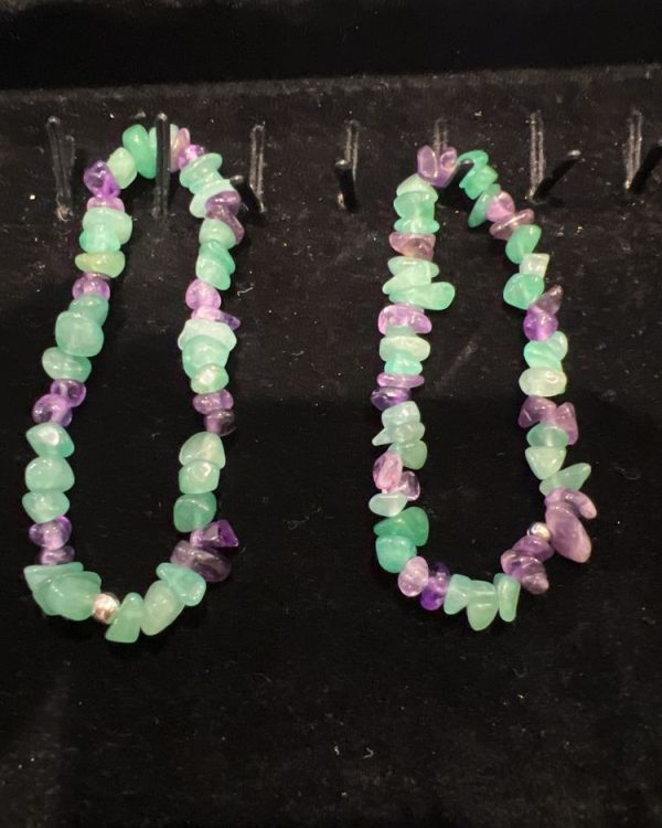 Green Aventurine & Amethyst Bracelet